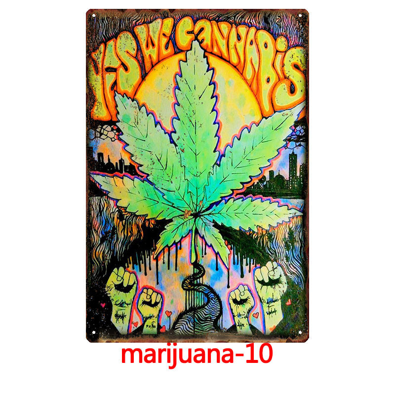 420 Metal Tin Sign Collection - Multiple Variants
