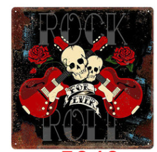 Guns N' Roses Metal Tin Sign Collection - Multiple Variants