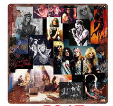 Guns N' Roses Metal Tin Sign Collection - Multiple Variants