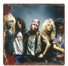 Guns N' Roses Metal Tin Sign Collection - Multiple Variants