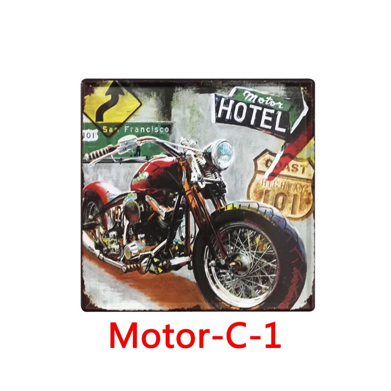 Retro Tin Painting Bar Home Ktv Mural Wall Hanging Metal Tin Poster Creative Custom Tin Painting