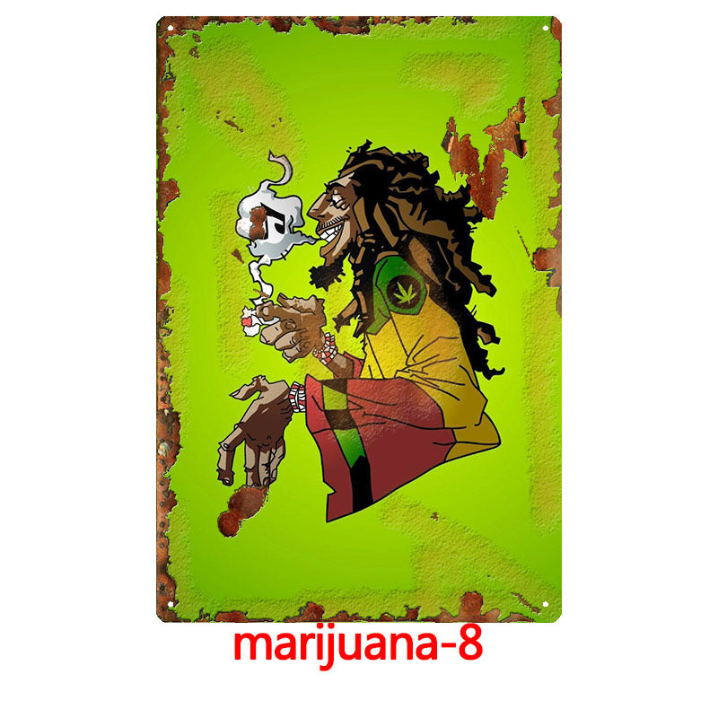 420 Metal Tin Sign Collection - Multiple Variants