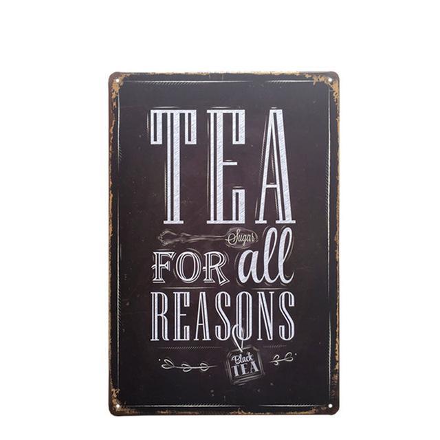 Kitchen Metal Tin Sign Collection - Multiple Variants