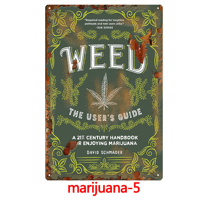 420 Metal Tin Sign Collection - Multiple Variants