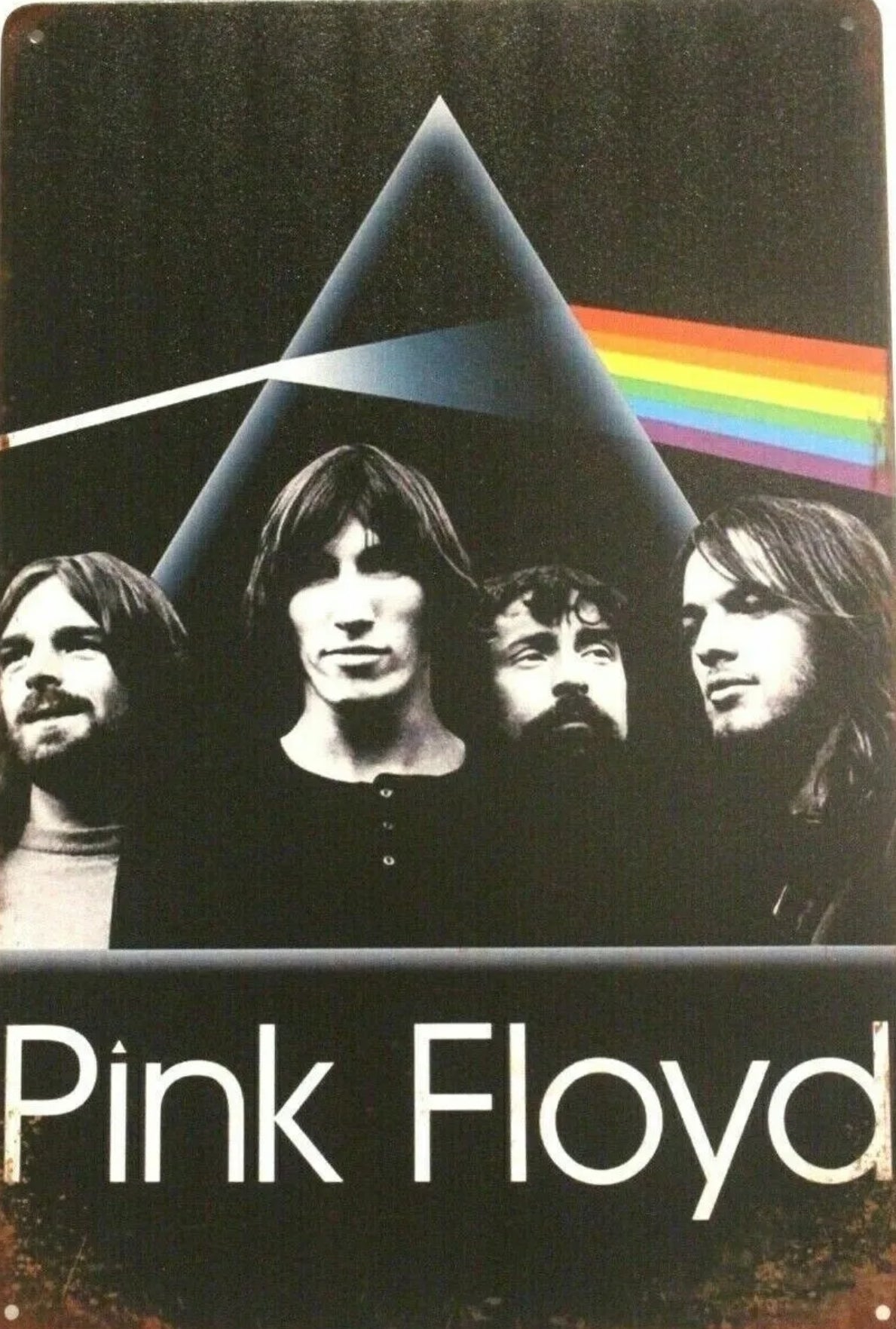 Pink Floyd Metal Tin Sign-8"x12"