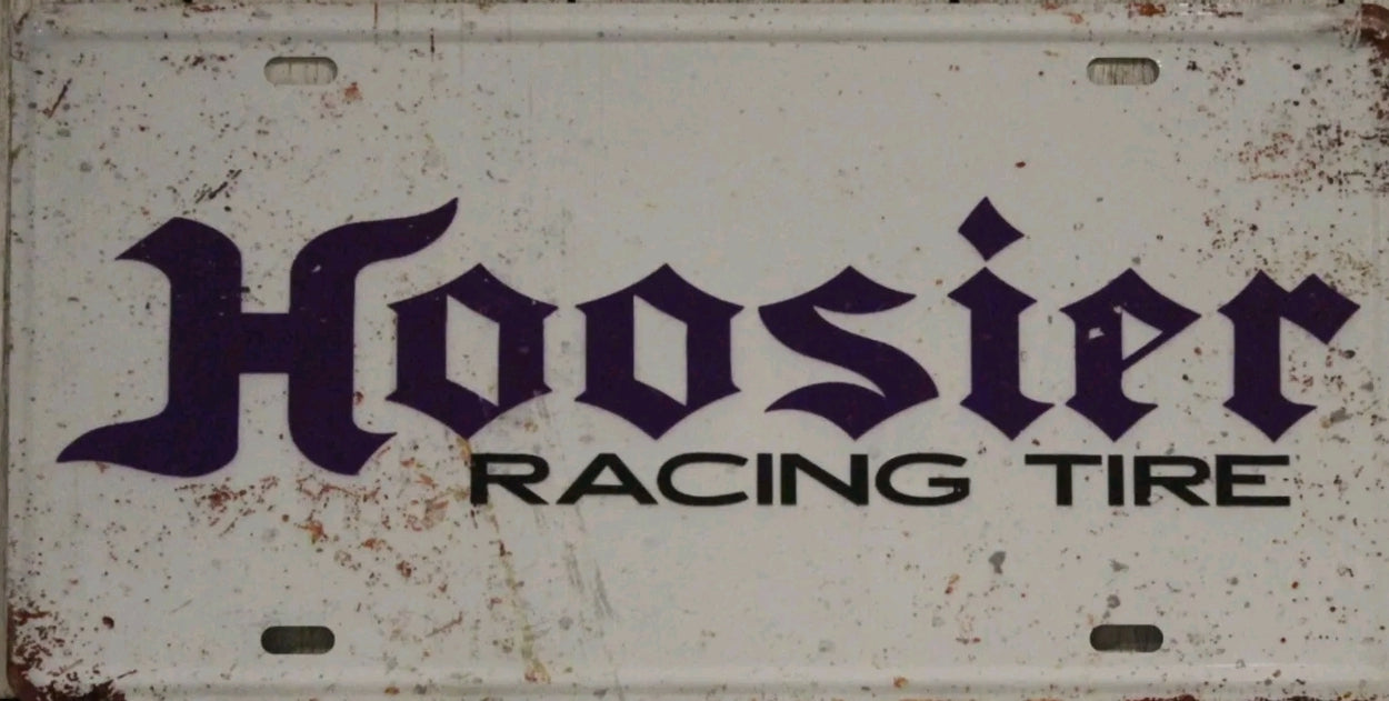 Hoosier Racing Tire Metal Tin Sign
