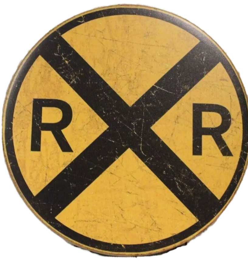 Railroad Metal Tin Sign