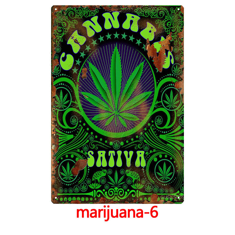420 Metal Tin Sign Collection - Multiple Variants