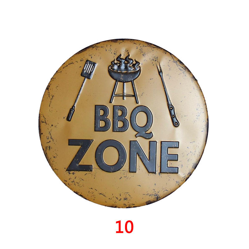 Tin Painting Bar Clothing Store Home Furnishing