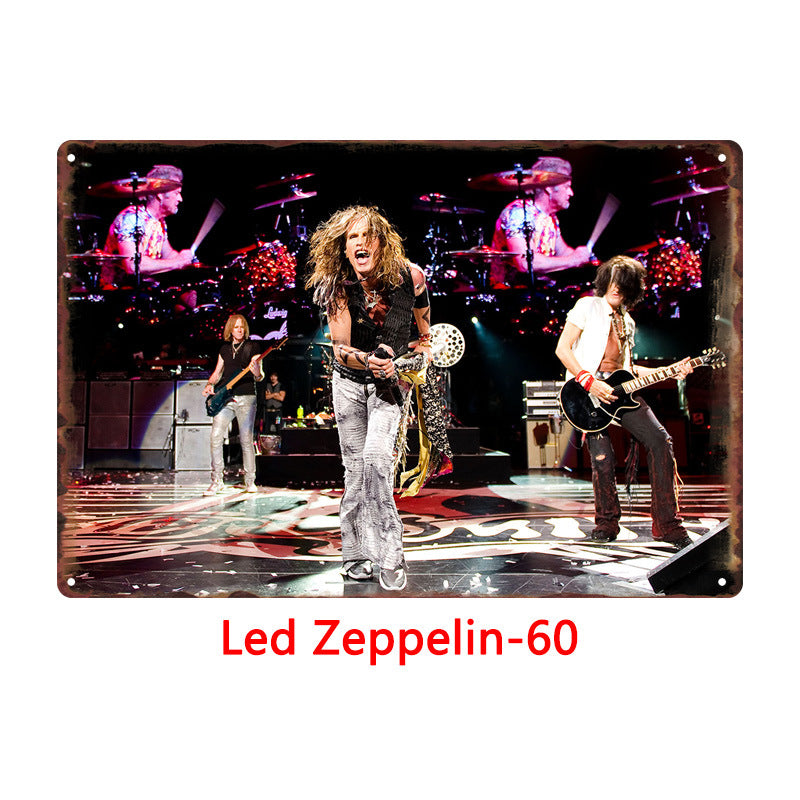 Led Zeppelin Metal Tin Sign Collection - Multiple Variants