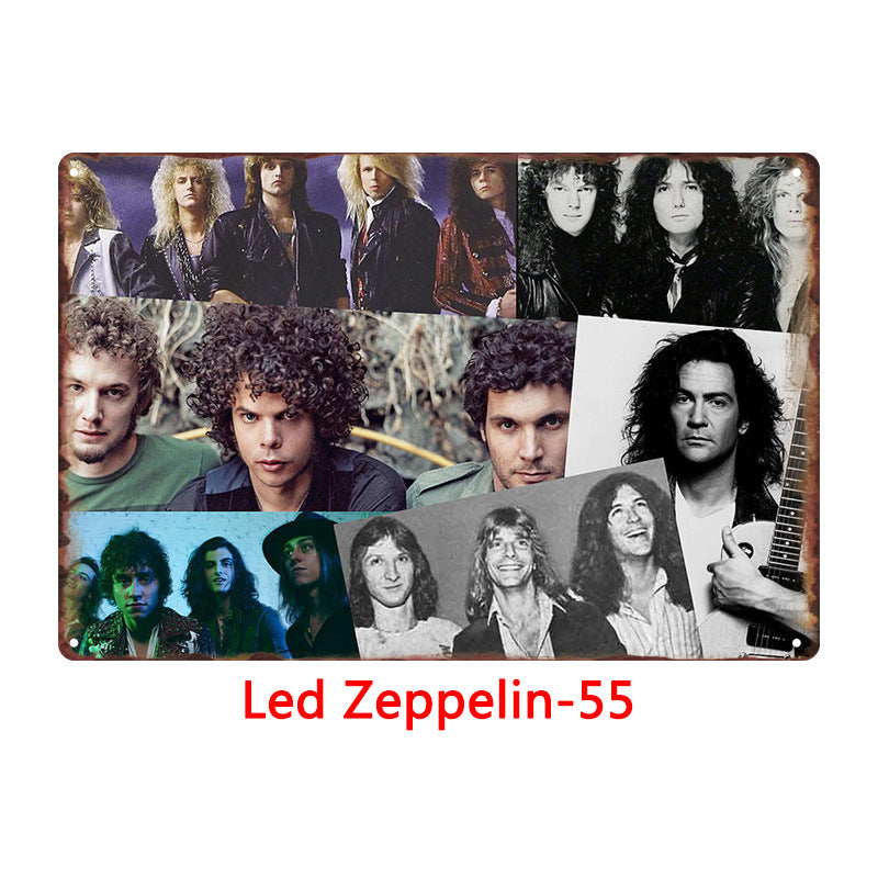 Led Zeppelin Metal Tin Sign Collection - Multiple Variants