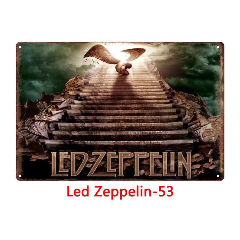 Led Zeppelin Metal Tin Sign Collection - Multiple Variants