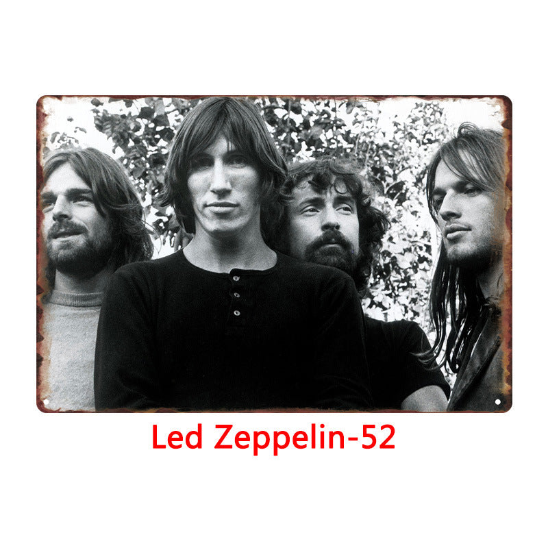 Led Zeppelin Metal Tin Sign Collection - Multiple Variants