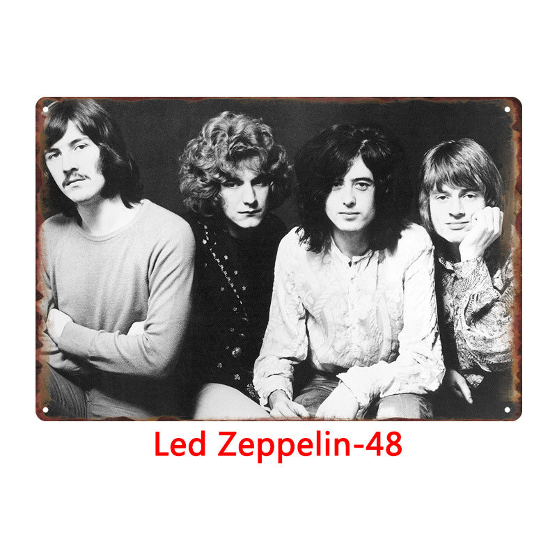 Led Zeppelin Metal Tin Sign Collection - Multiple Variants