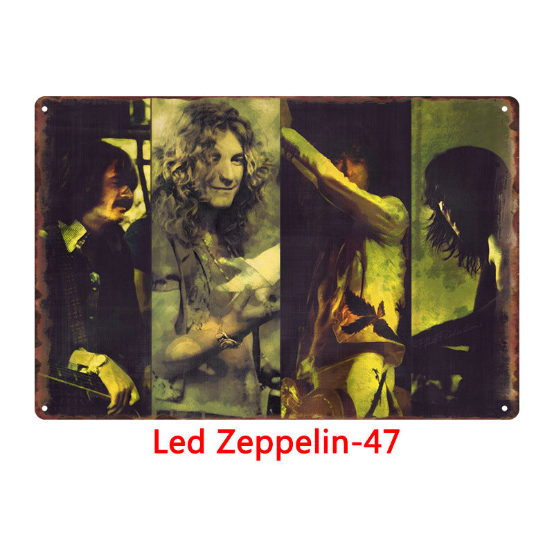 Led Zeppelin Metal Tin Sign Collection - Multiple Variants