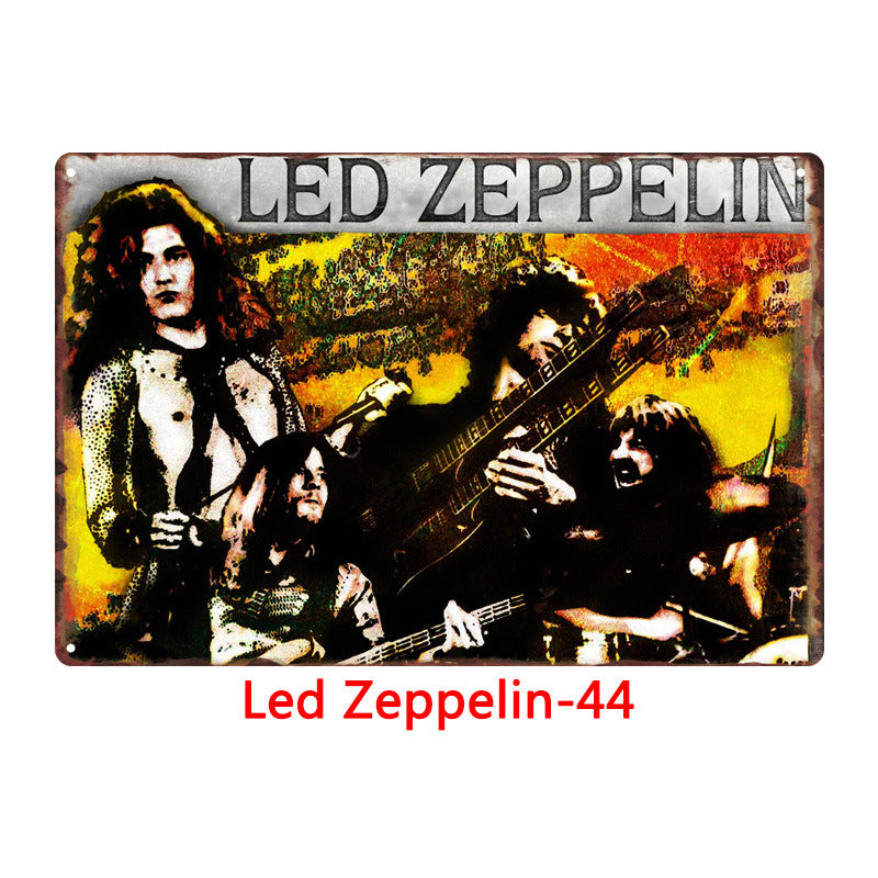 Led Zeppelin Metal Tin Sign Collection - Multiple Variants