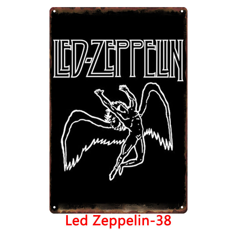 Led Zeppelin Metal Tin Sign Collection - Multiple Variants