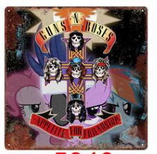 Guns N' Roses Metal Tin Sign Collection - Multiple Variants