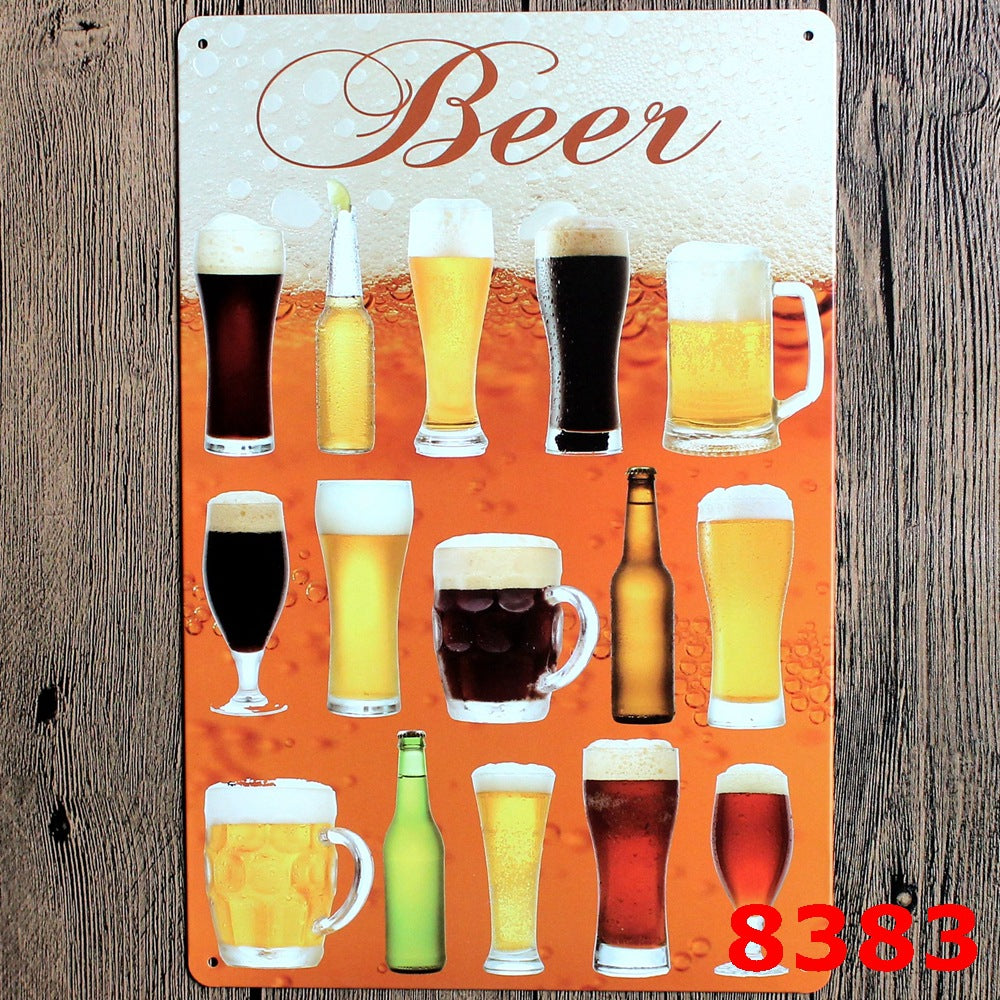 Food & Drinks Metal Tin Sign Collection - Multiple Variants