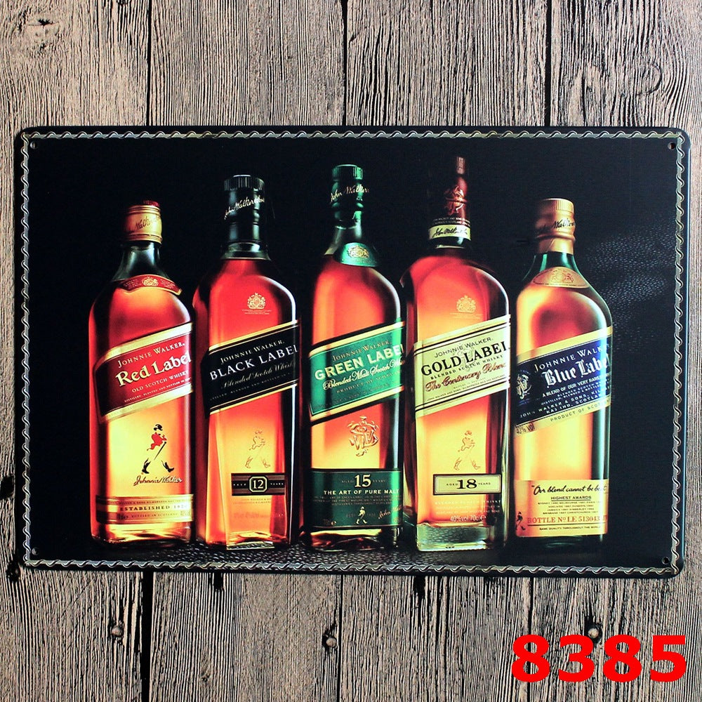 Food & Drinks Metal Tin Sign Collection - Multiple Variants