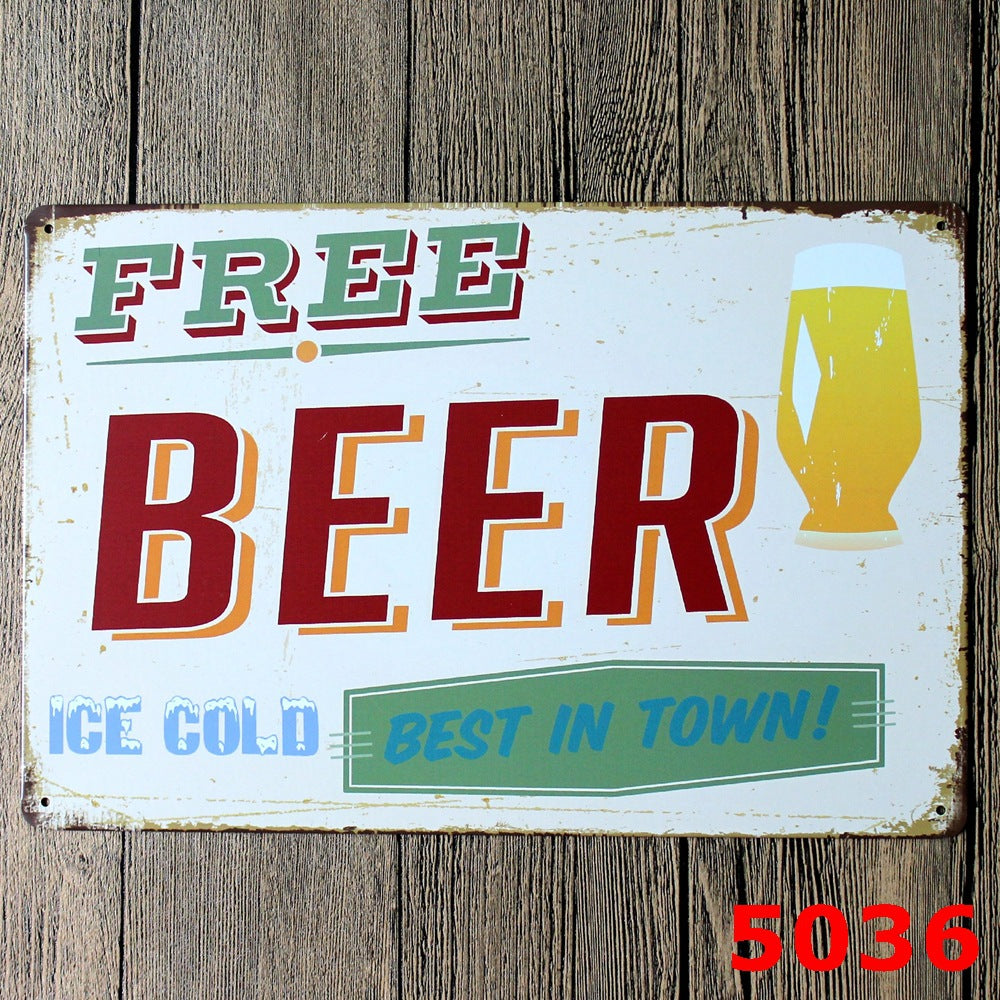 Food & Drinks Metal Tin Sign Collection - Multiple Variants