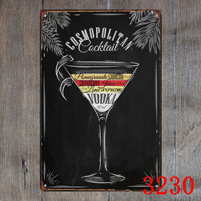 Food & Drinks Metal Tin Sign Collection - Multiple Variants