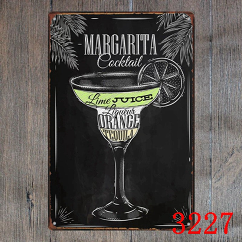 Food & Drinks Metal Tin Sign Collection - Multiple Variants