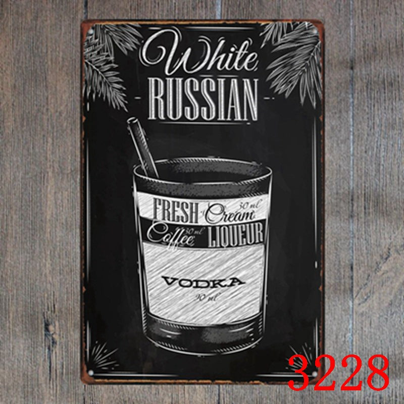 Food & Drinks Metal Tin Sign Collection - Multiple Variants