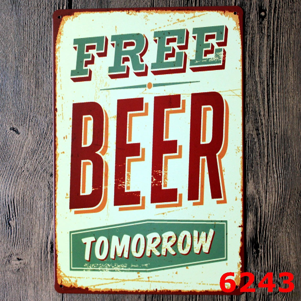 Food & Drinks Metal Tin Sign Collection - Multiple Variants