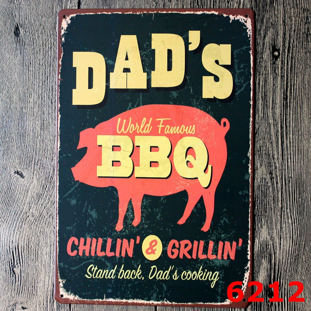 Food & Drinks Metal Tin Sign Collection - Multiple Variants