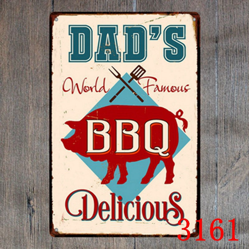 Food & Drinks Metal Tin Sign Collection - Multiple Variants