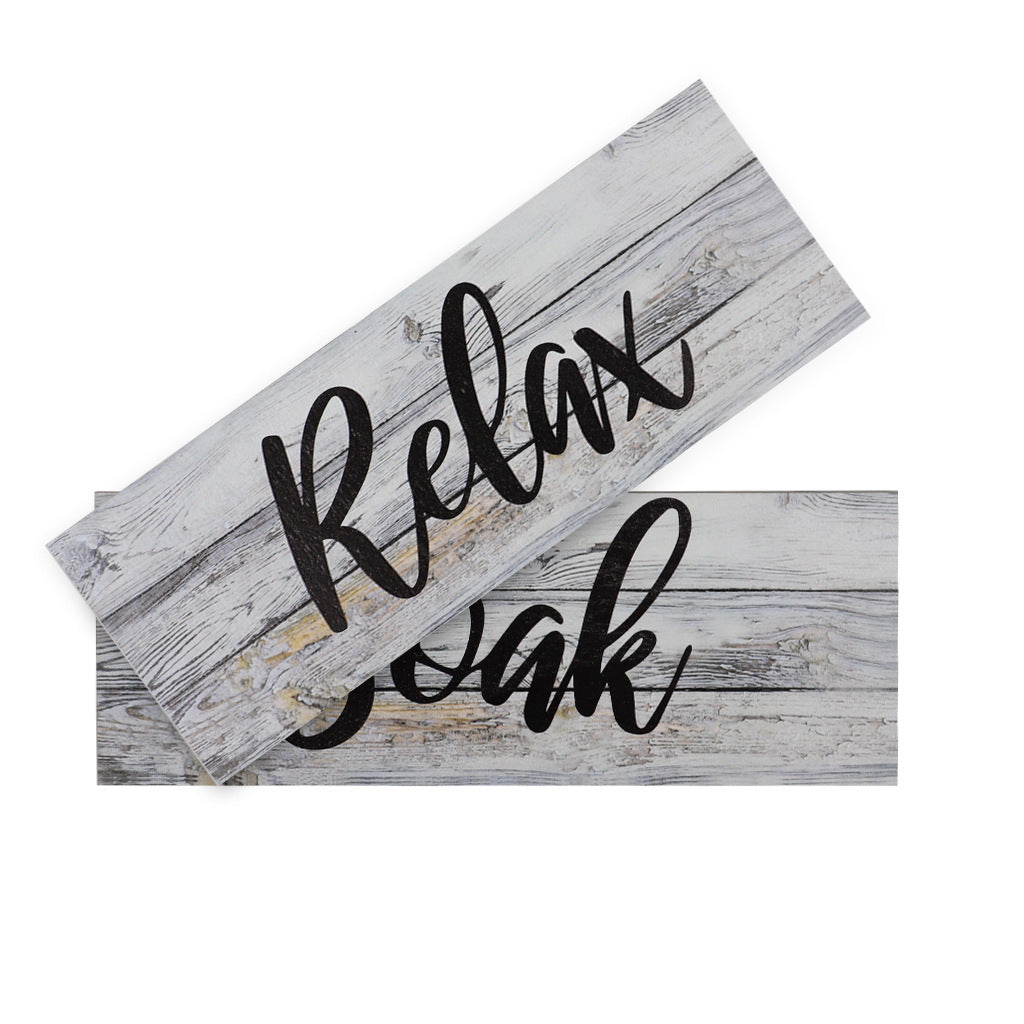 Rustic Bathroom Wooden Sign Fun Wall