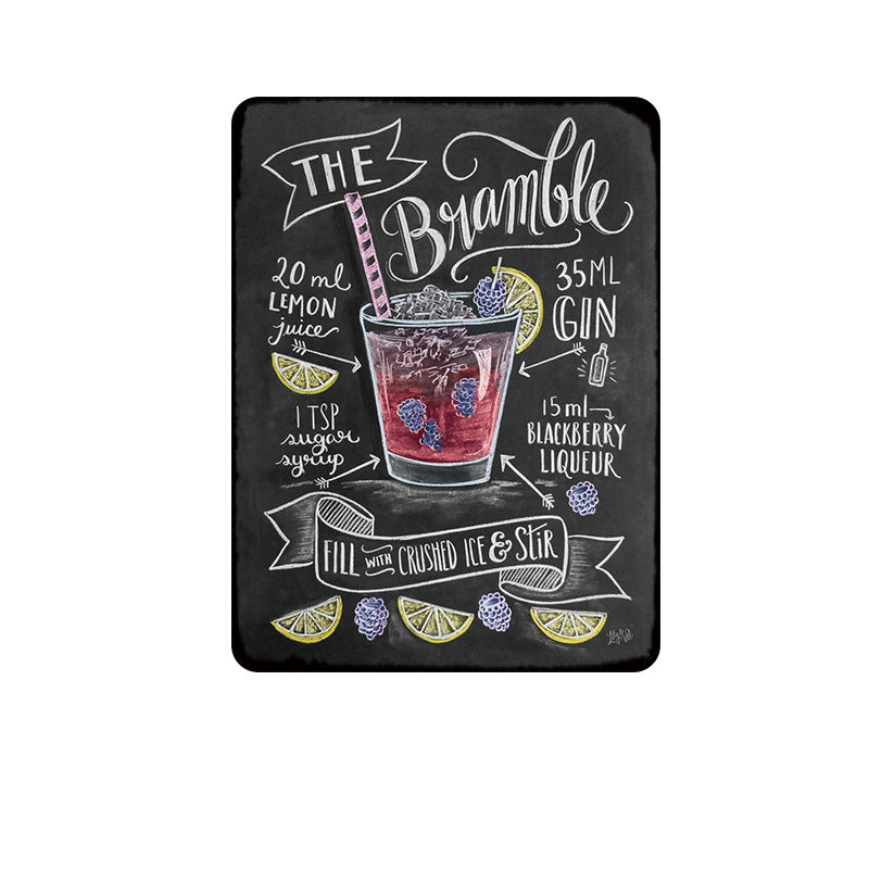 Bar Drinks Metal Tin Sign Collection - Multiple Variants