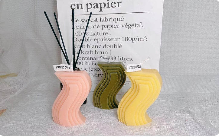 Aromatherapy Candle Three-dimensional Simple Home Decoration Fragrance Candle