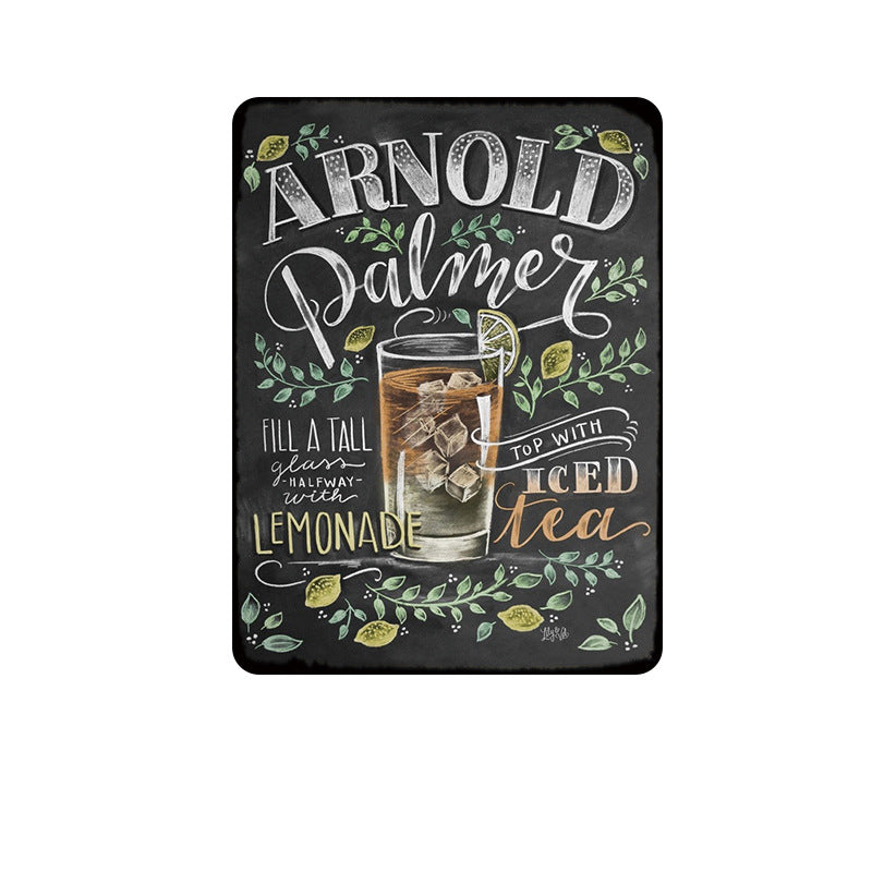 Bar Drinks Metal Tin Sign Collection - Multiple Variants