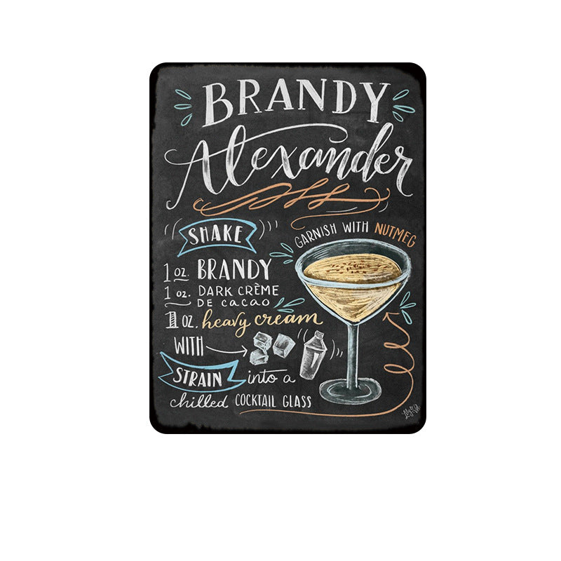 Bar Drinks Metal Tin Sign Collection - Multiple Variants
