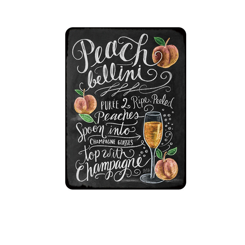 Bar Drinks Metal Tin Sign Collection - Multiple Variants
