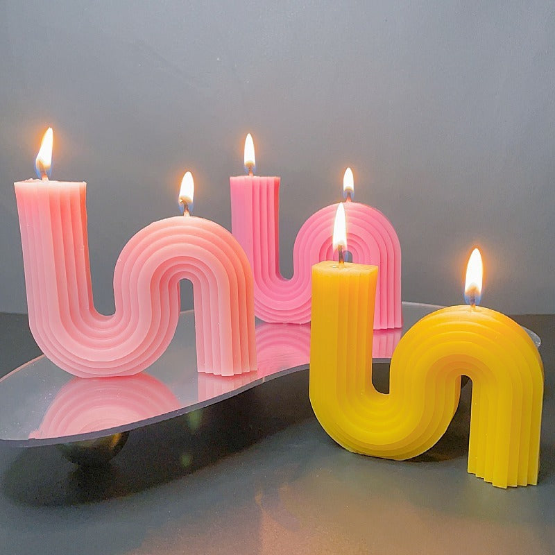 Aromatherapy Candle Three-dimensional Simple Home Decoration Fragrance Candle