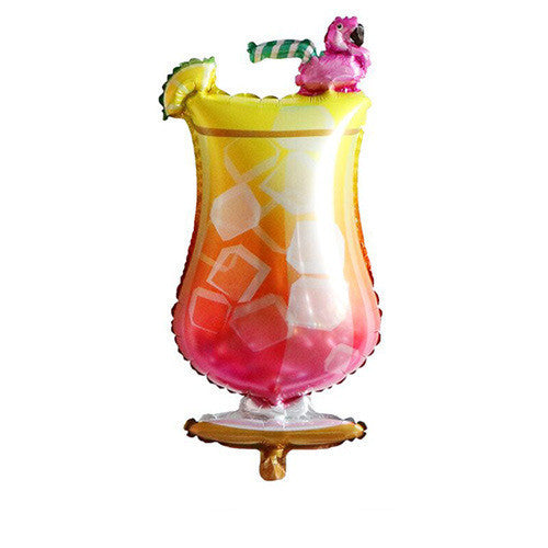 Wedding Birthday Party Wine Glass Champagne Whiskey Bar KTV Decoration Aluminum Film Balloon
