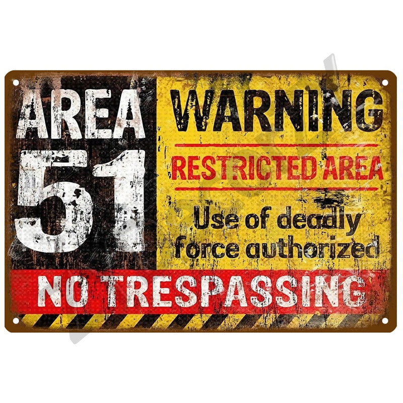 Bar/Cafe Decorative Metal Tin Sign Collection - Multiple Variants