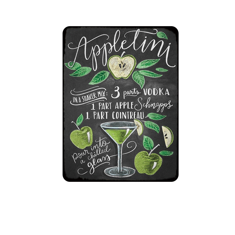 Bar Drinks Metal Tin Sign Collection - Multiple Variants