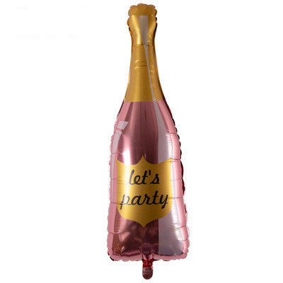Wedding Birthday Party Wine Glass Champagne Whiskey Bar KTV Decoration Aluminum Film Balloon