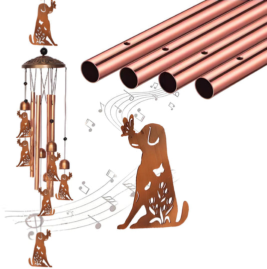 Garden Decoration Wrought Iron Wind Chimes Metal Tube Retro Wind Chimes