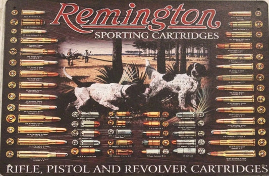 Remington Metal Tin Sign-8"x12"
