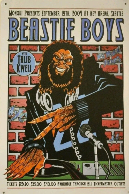 Beastie Boys Metal Tin Sign