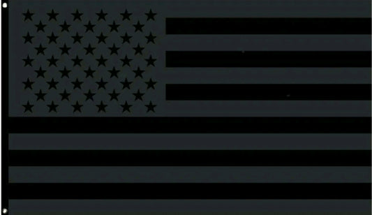 All Black American Flag