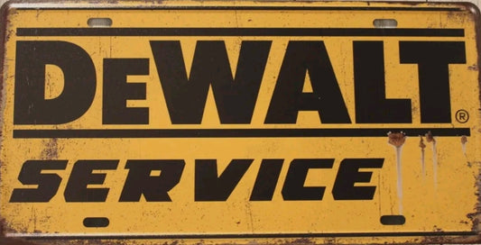 Dewalt Metal Tin Sign