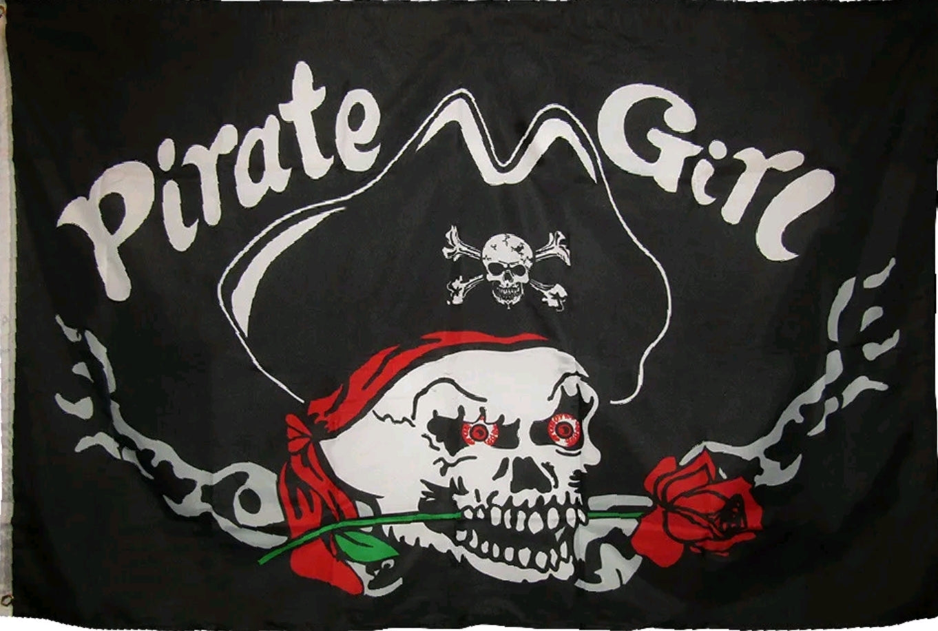 Pirate Girl Flag