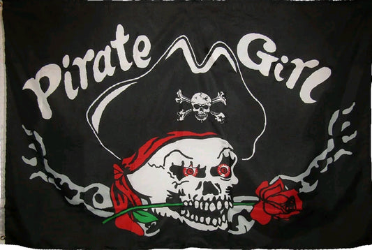 Pirate Girl Flag