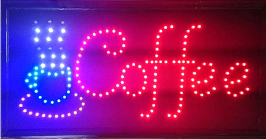 Coffee LED Animated Sign